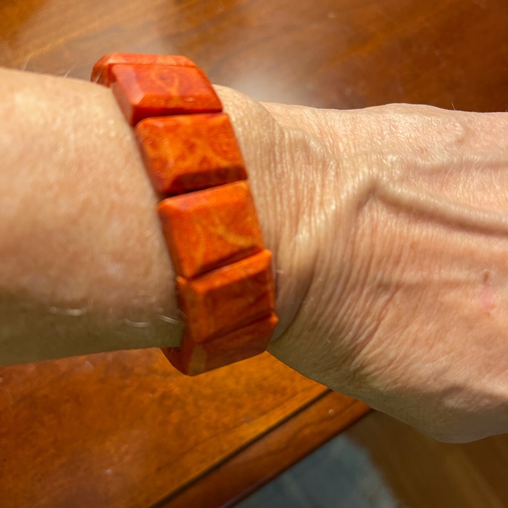 Jay King Stretch Coral Bracelet